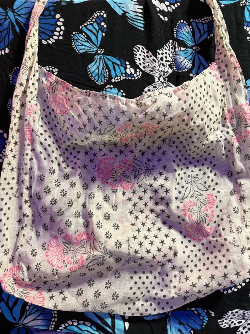 Large Free People Tote Bag